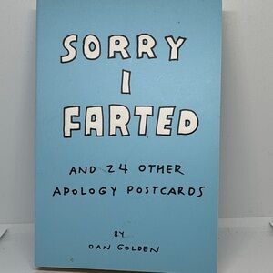 Sorry I Farted Apology Postcards Book